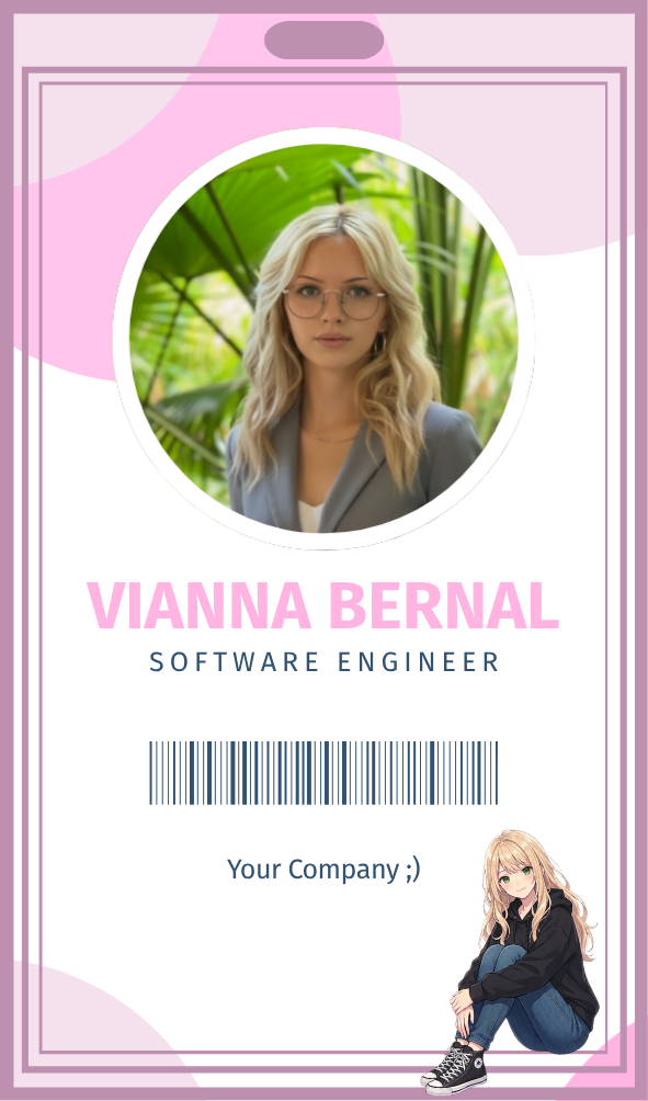 Vianna Bernal Keycard ID Badge